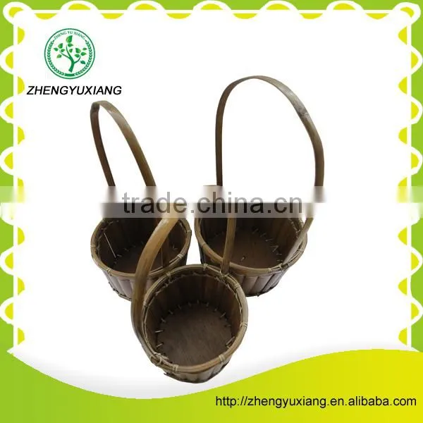 Bamboo Sheet Weaving Basket for Easter Decorative photo-2