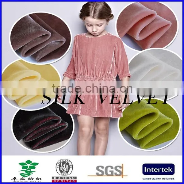Viscose Rayon Silk Velvet Fabric photo-4