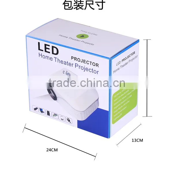 HX888 1000lumens Mini Led Projector Home Theater Proyector USB HDMI photo-3
