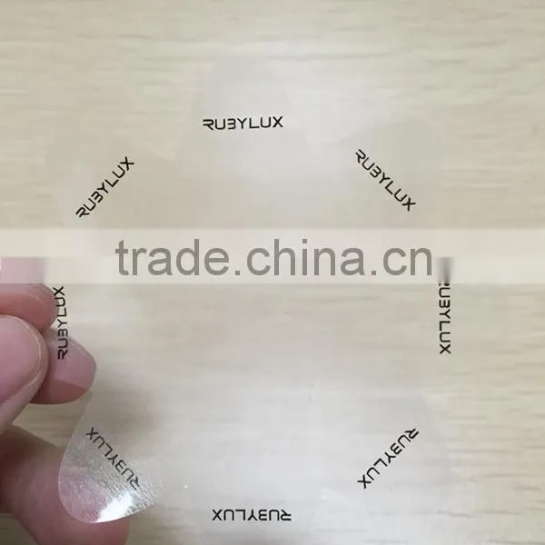 Real Images Sterling Sticker Label PET Trasparent Material Printing photo-4