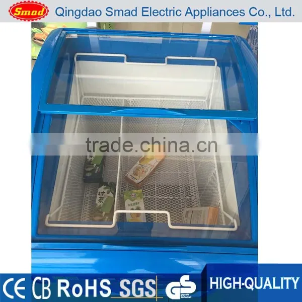 158l Glass Door Ice Cream Display Chest Freezer Showcase photo-4