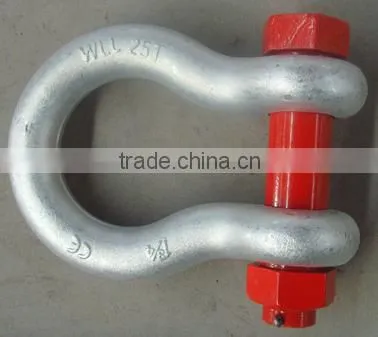 Drop Forged Hardware Alloy Steel/carbon Steel G2130 Omega Shape Shackle(carbon Steel) photo-5