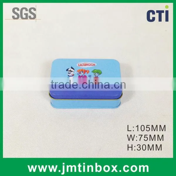 Rectanglar Play Cards Tin CAN Box