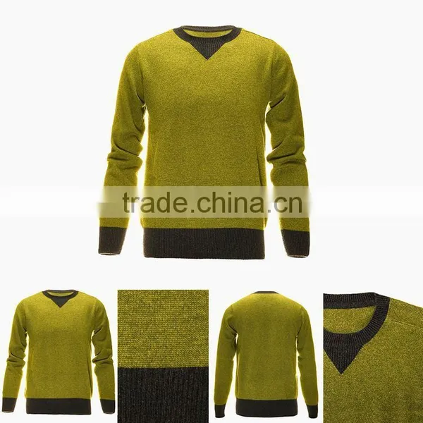 Newest Men Sweater Cashmere Sweater Knitting Pattern Sweater Men