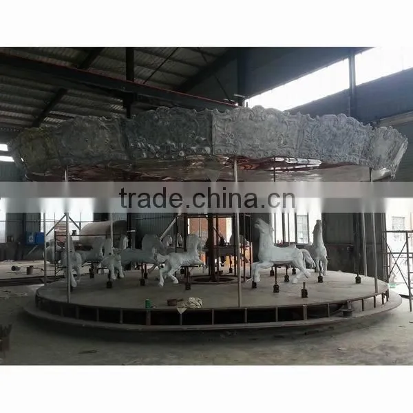 Cheapest High Quality Used Amusement Rides 16 Seats Carousel for Sale photo-6