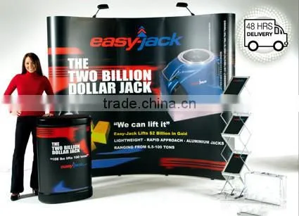 3*3 3*4 Expo Folding Spring Connected Backdrop Stands, Trade Show Pop up Wall photo-2