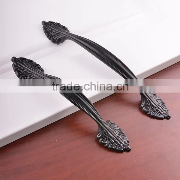 Jieyang Hardware Manufacturers Home Decoration Accessories Black Kitchen Cupboard Door Drawer Knobs photo-4