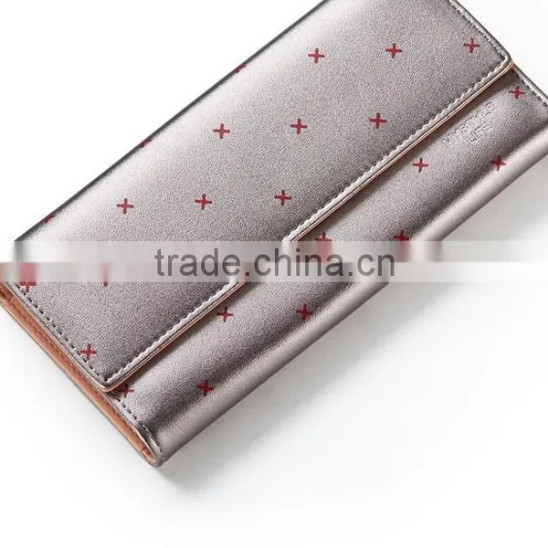 2016 Newest Zip Genuine Leather Women Wallet, Zip Clutch Wallet photo-4