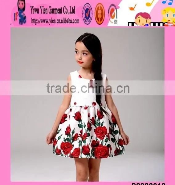 Wholesale Flower Kids Girl Dress Baby Girl Dress Prices Summer Latest Stylish Pari Dress for Baby Girl photo-3