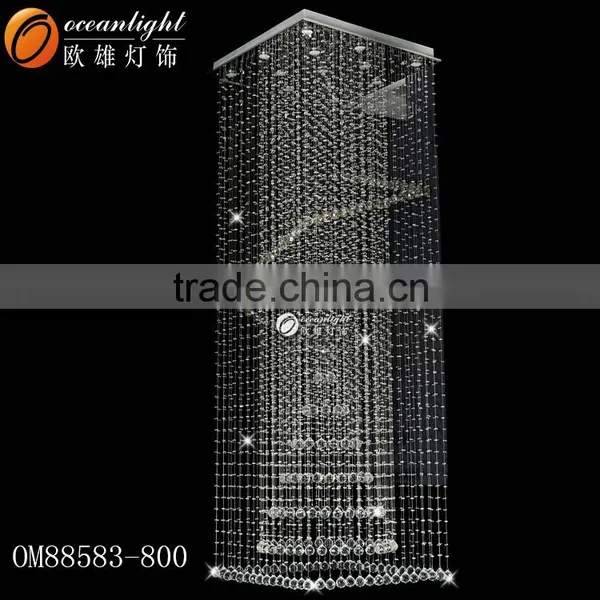 Sprial Cross Crystal Strings Modern Hanging Chandelier Crystal Chandelier OM88586-450W photo-3