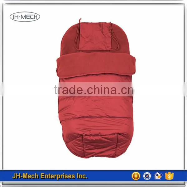European Style Hot Sale Red Color Sheepskin Baby Footmuff photo-3