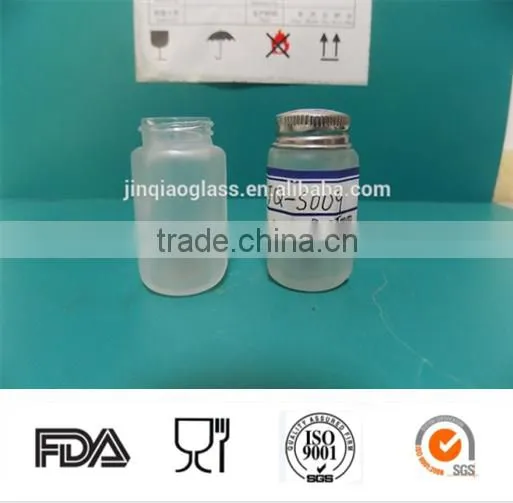 10ml Mini Spiced Salt Glass Bottle With Stainless Steel Cap photo-2