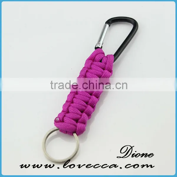 High Quality Custom Keychain With Logo Outdoor Survival Paracord Keychain photo-6