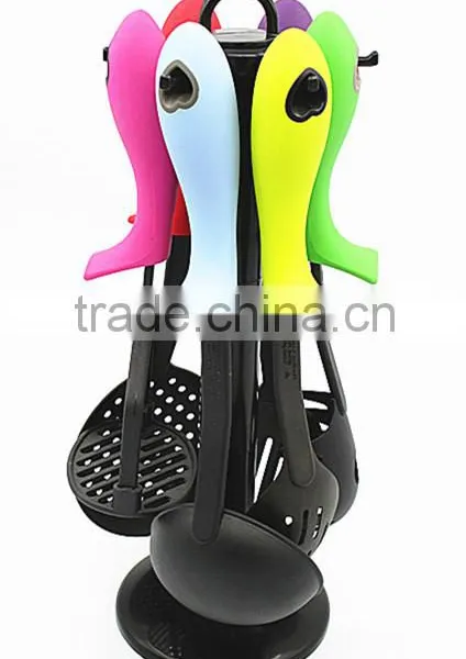 2015 New Nylon Kitchen Utensil Set With Revolving Holder for Restaurant photo-2