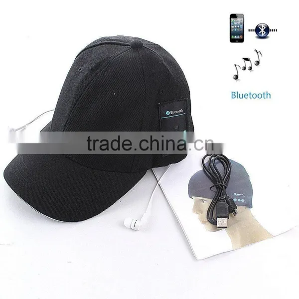 Unisex Outdoor Bluetooth Music Sun Cap Baseball Cap With Headphone Sun Cap Earbuds Headset Earphones Cap Set-in MIC photo-3