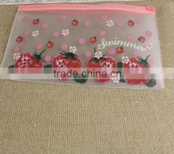 Cute Logo Pen Bag PVC Material With Zipper for Kids photo-2