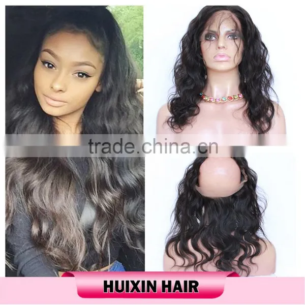 Natural Wave Peruvian Virgin Hair 360 Lace Frontal With Lace Band ,lace Frontal photo-2