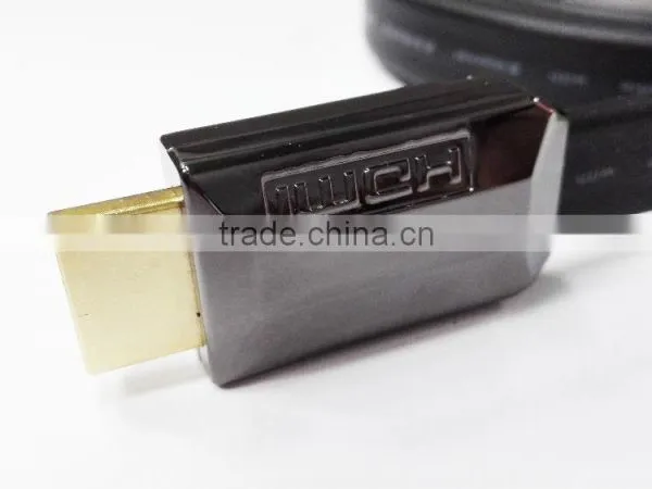 1.5M Black Metal Flat HDMI Cable 1.4v Male to Male photo-3