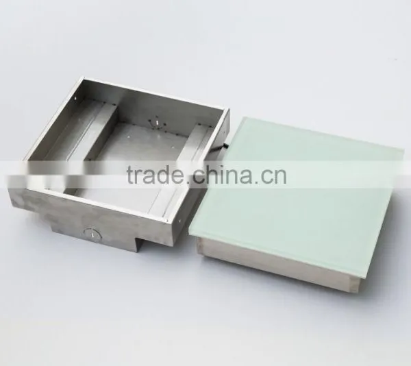 Outdoor Landscape Lamp Flat Glass Brick 304Stainless Stell Ip67 RGB Color Changing Led Brick Lights photo-4