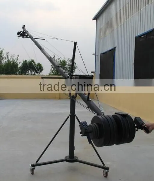 Factory Supply Jimmy Jib Video Camera Octagonal Crane 6m(20ft) With Pan Tilt Motorized Head photo-4