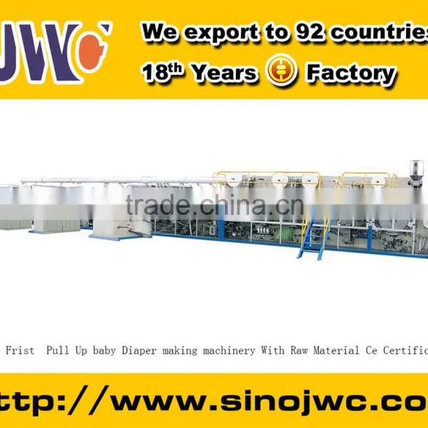 Full Servo Baby Like Diaper Manufacturing Machine