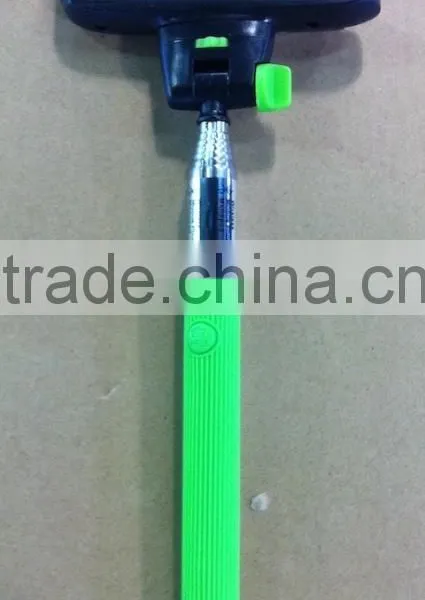 Wireless Extendable Self-portrait Handheld Monopod Selfie Stick With Bluetooth Shutter Button photo-2