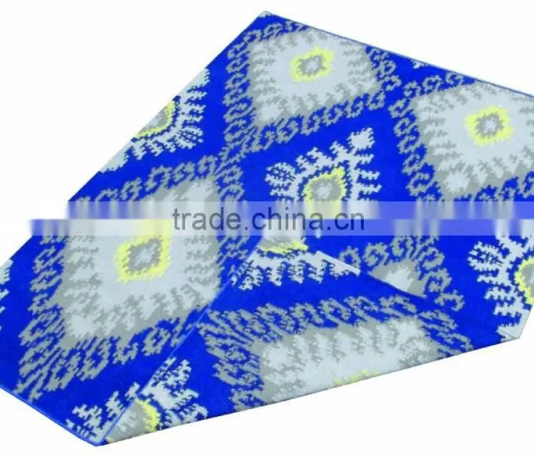Hand Woven Flat Weave Blue/Multi Wool Rugs photo-3