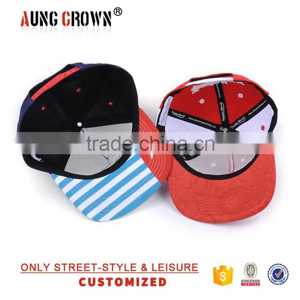 Cool Design 6 Panels Flat Caps photo-5