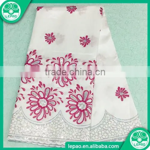African Fancy Fabrics, Hot Sale George Fabrics, 2016 Designs Flower Print Fabrics photo-2