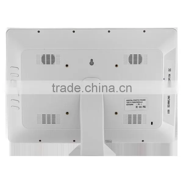 Wall Mount Tablet White Color USB SD Card 15inch Widescreen AD Player photo-5
