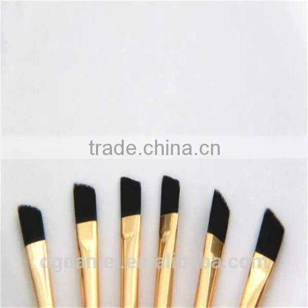 Wholesale Professional Angle Blending Brush With Gold Ferrule Angle Eyeshadow Brush photo-5