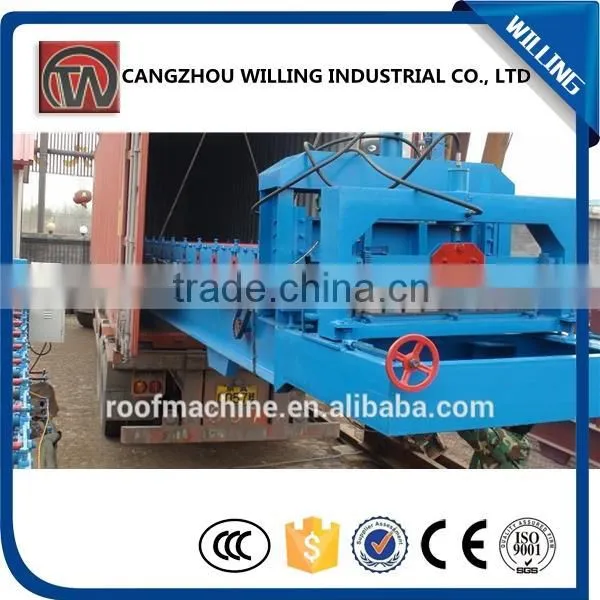 Hydraulic Metal Roofing Making Machine Glazed Tile Roll Forming Line photo-6