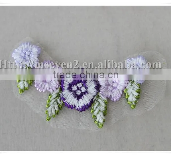 Excellent Quality New Products Beautiful Cord Crochet Flower Appliques Collar photo-6