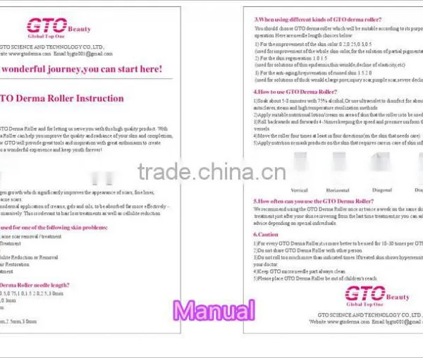 GTO Brand 540 Needles Derma Roller With Bottom Price photo-6
