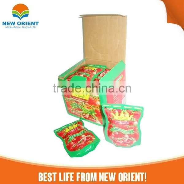 Sachet Tomato Paste Tomato Ketchup/sauce Italy Halal Food Flavor photo-3