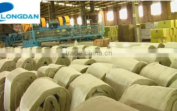 High Quality Cheaper Thermal Insulation Fire-proof Rock Wool Roll Oven With Glass Tissue Cloth photo-3