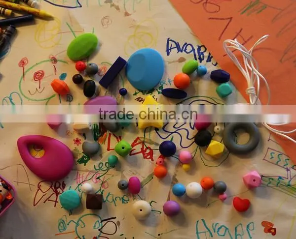Kid's Food Grade Silicone Beads Chewing Beads/Nursing/Sensory Assorted Colors, Shapes and Sizes photo-5