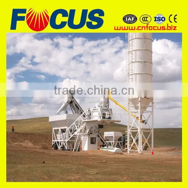 ISO Certified 50~60m3/H Mobile Concrete Batching Plant, Trailer Concrete Plant photo-6