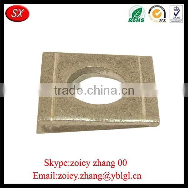 Custom Made Precision Stainless Steel Square Beveled Washer photo-4