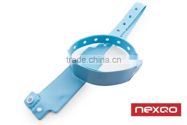 Soft PVC UHF Disposable RFID Tag Wristband for Access Control photo-2