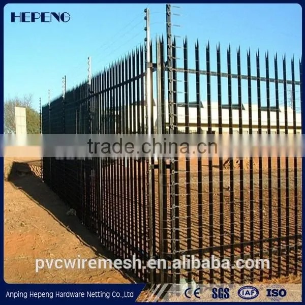 Gold Manufacturer Low Carbon Steel Wire Palisade Fence photo-6