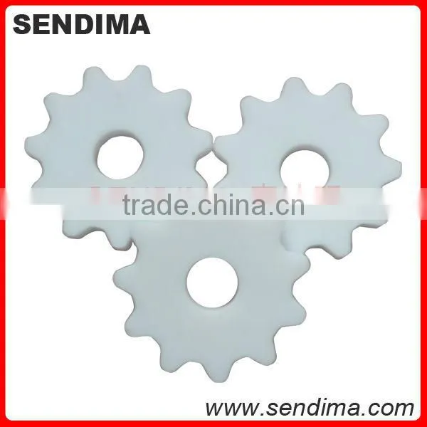 White High Chemical Stability Customized Moulding Injection Pom Gear photo-4