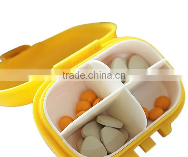 Smart 4 Compartments Plastic Pill Box photo-4