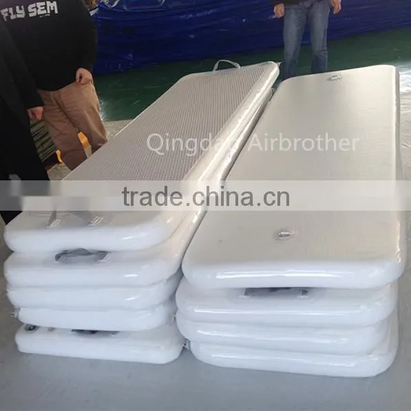Professional Factory Customize Inflatable Floating Yoga Mat Island photo-3