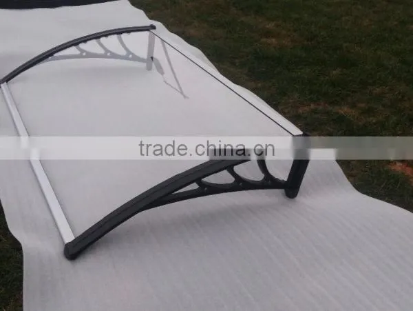 Outdoor Awning Canopy Patio Cover Kit UV Rain Sunshine polycarbonate window canopy