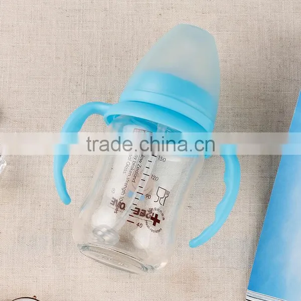 BPA-Free Best Glass Bottles for Breastfed Babies LFGB/FDA/EN14350-2 Certified Baby Feeding Bottle photo-5
