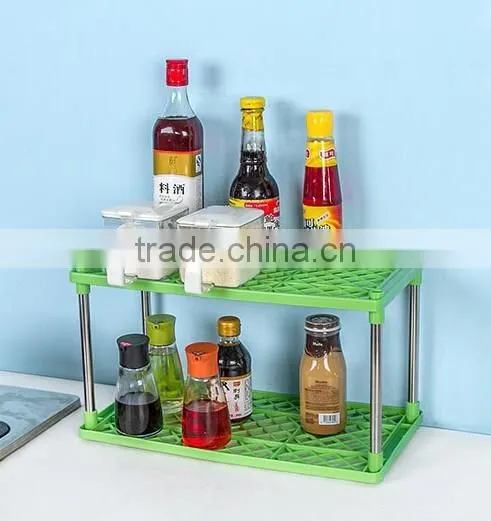 Mix Color Stock Layer 2 Steel Tub Multifunction Combined Storage Rack photo-5