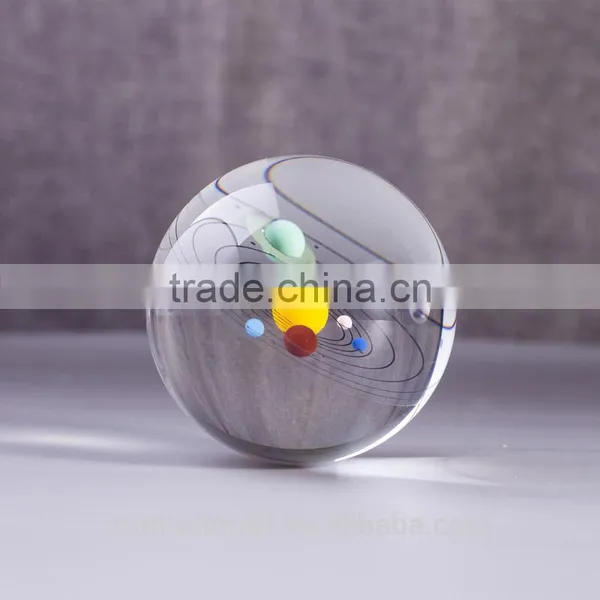 Crystal Ball Decoration Solar System Crystal Ball photo-2