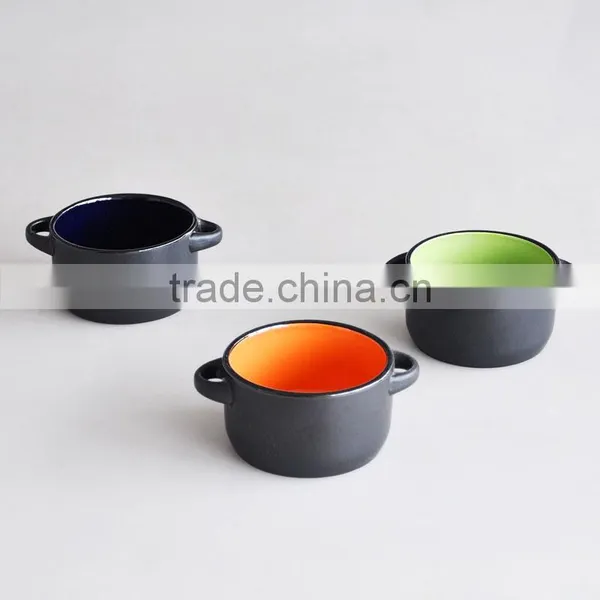 Ceramic Soup Mugs,ceramic Cups Mugs,soup Mug With Solid Color photo-2