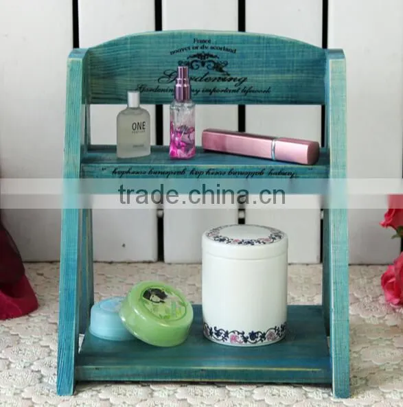 Small Cheap Storage Vase Shoes Wood Rack Shelving Shelf photo-2